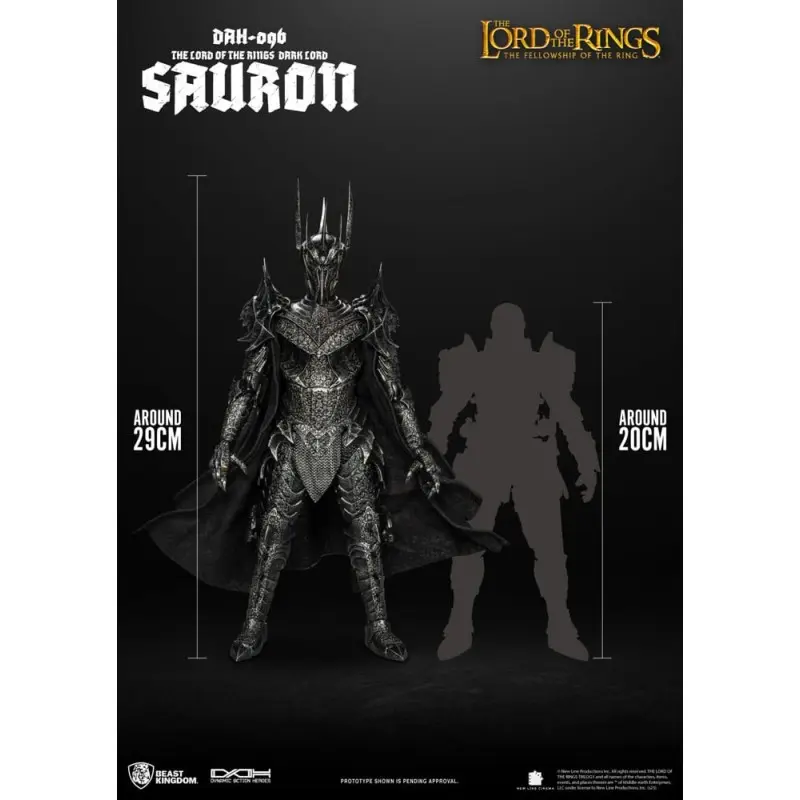 Le Seigneur des Anneaux figurine Dynamic Action Heroes 1/9 Sauron 29 cm | 4711385241686