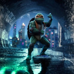 Tortues Ninja statuette 1/10 Art Scale Michelangelo 19 cm      