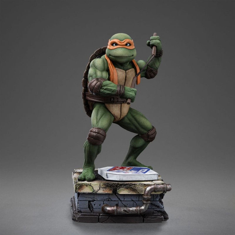 Tortues Ninja statuette 1/10 Art Scale Michelangelo 19 cm      