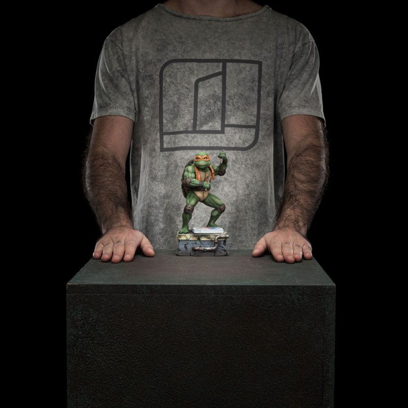 Tortues Ninja statuette 1/10 Art Scale Michelangelo 19 cm      