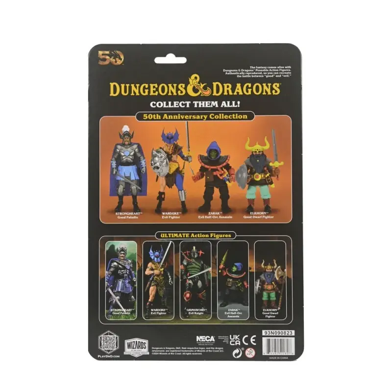 Dungeons & Dragons figurine 50th Anniversary Warduke on Blister Card 18 cm | 0634482522806