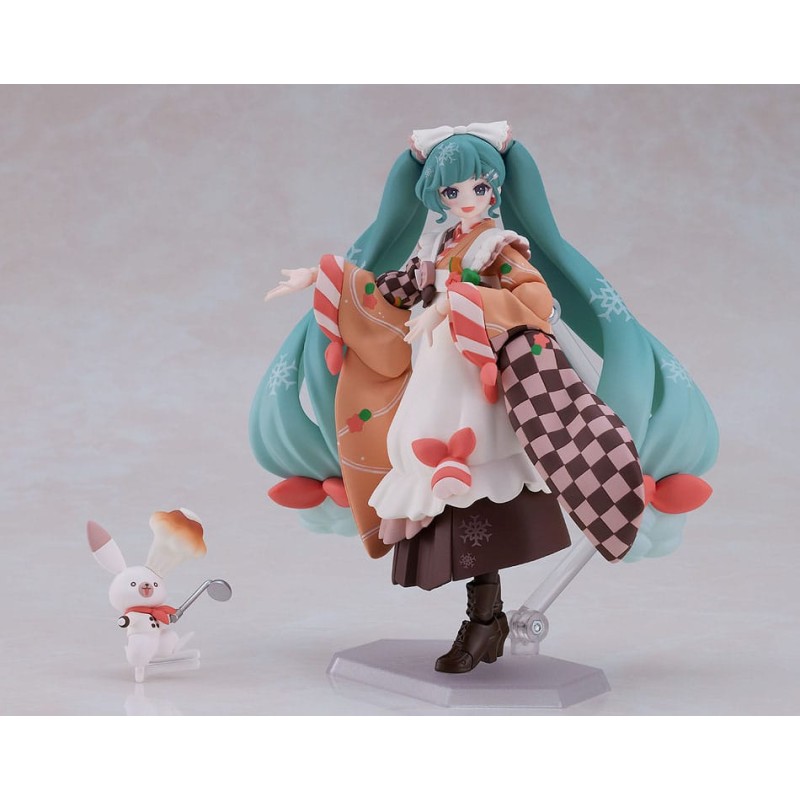 Character Vocal Series 01: Hatsune Miku figurine Figma Snow Miku: Winter Delicacy Ver. 14 cm | 4545784069639