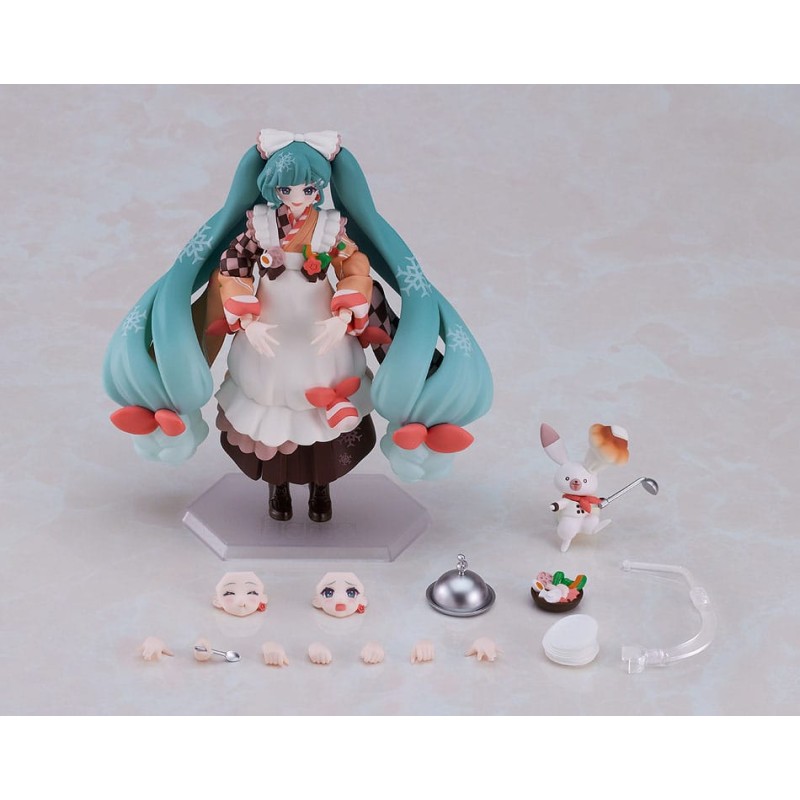 Character Vocal Series 01: Hatsune Miku figurine Figma Snow Miku: Winter Delicacy Ver. 14 cm | 4545784069639