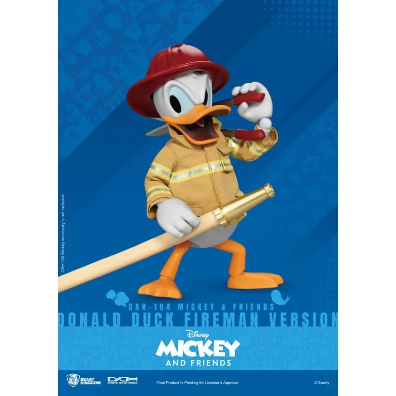 Mickey & Friends figurine Dynamic Action Heroes 1/9 Donald Duck Fireman Ver. 24 cm | 4711385241174