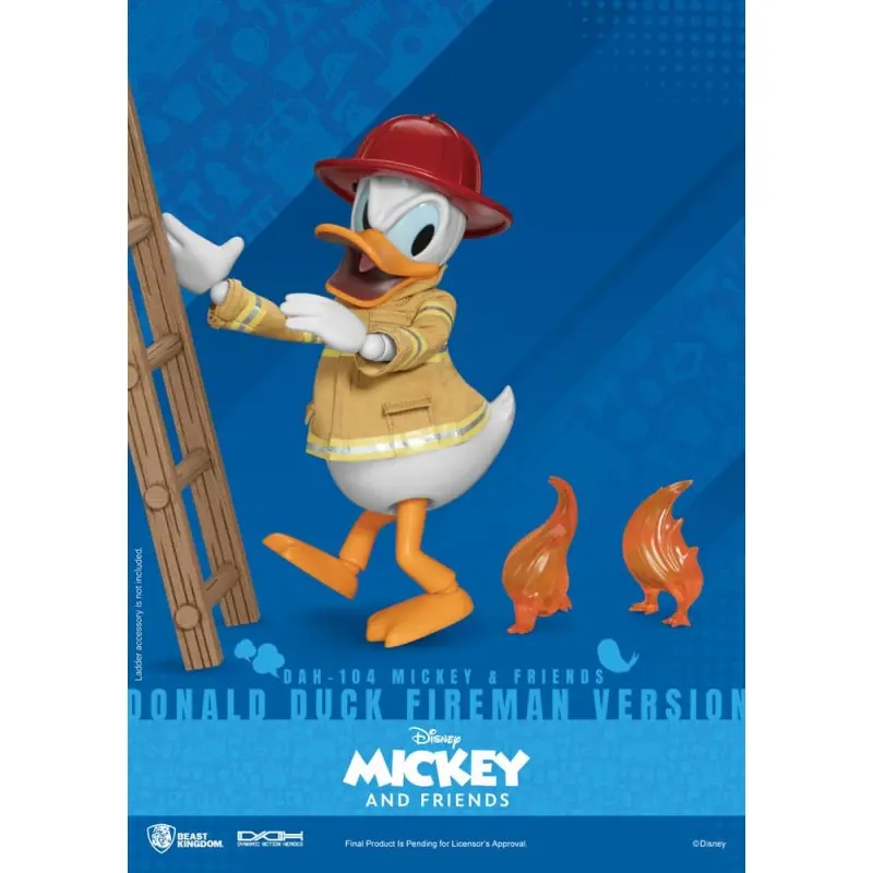 Mickey & Friends figurine Dynamic Action Heroes 1/9 Donald Duck Fireman Ver. 24 cm | 4711385241174
