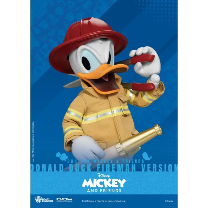 Mickey & Friends figurine Dynamic Action Heroes 1/9 Donald Duck Fireman Ver. 24 cm | 4711385241174