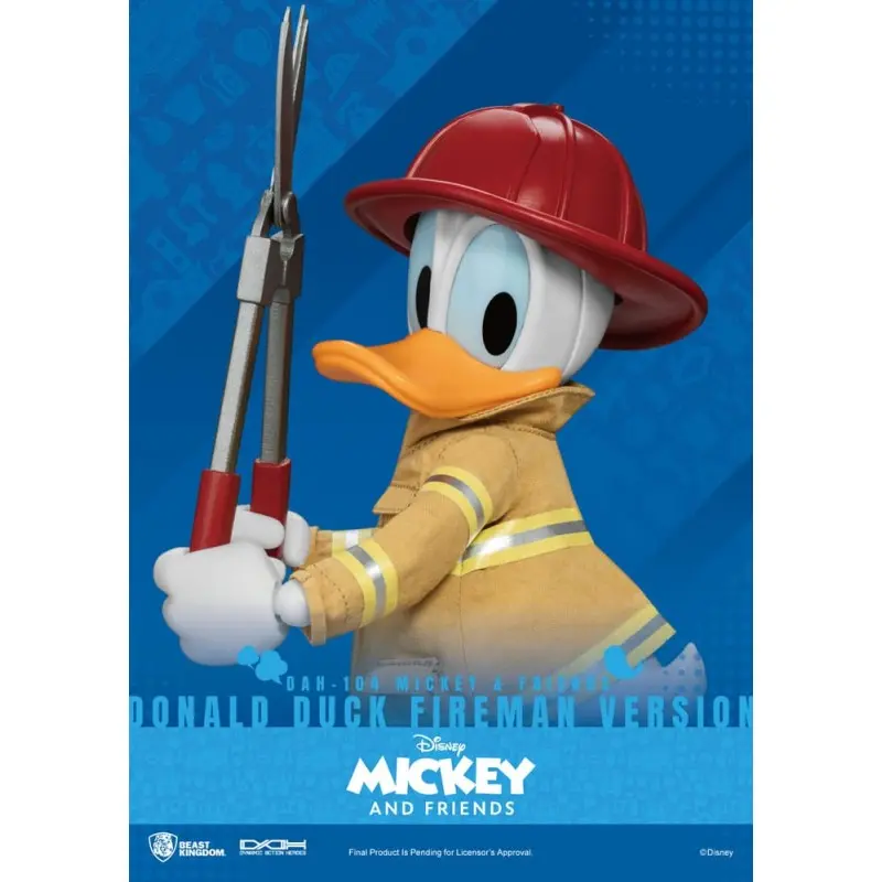 Mickey & Friends figurine Dynamic Action Heroes 1/9 Donald Duck Fireman Ver. 24 cm | 4711385241174