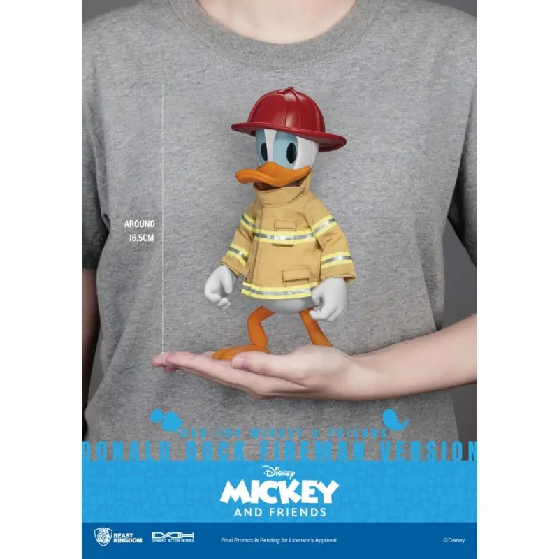 Mickey & Friends figurine Dynamic Action Heroes 1/9 Donald Duck Fireman Ver. 24 cm | 4711385241174