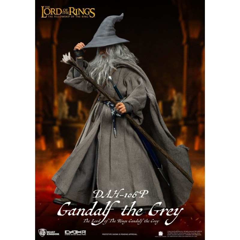 Le Seigneur des Anneaux figurine Dynamic Action Heroes 1/9 Gandalf le Gris 21 cm 