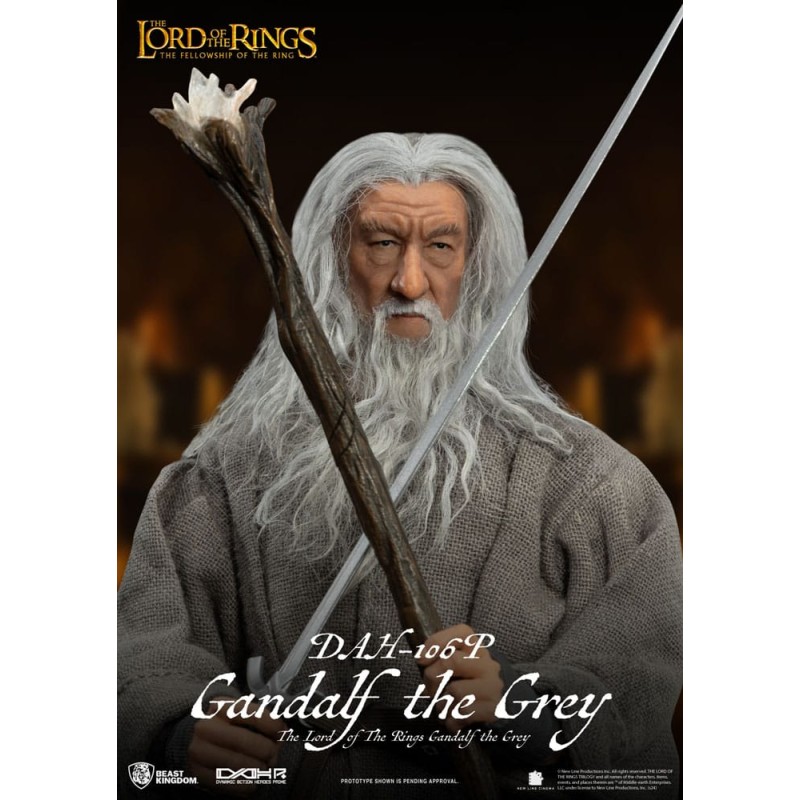 Le Seigneur des Anneaux figurine Dynamic Action Heroes 1/9 Gandalf le Gris 21 cm 