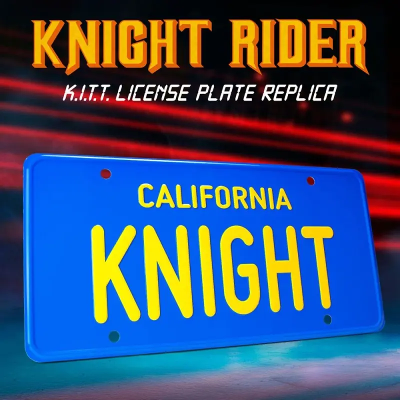 Knight Rider plaque d'immatriculation | 8437017951728