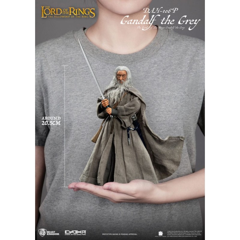 Le Seigneur des Anneaux figurine Dynamic Action Heroes 1/9 Gandalf le Gris 21 cm 