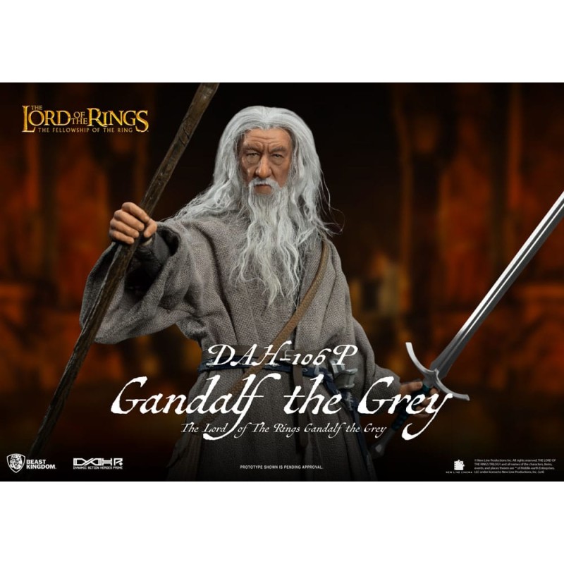Le Seigneur des Anneaux figurine Dynamic Action Heroes 1/9 Gandalf le Gris 21 cm 