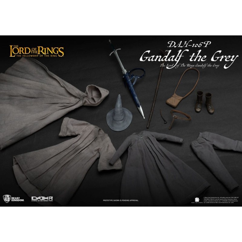 Le Seigneur des Anneaux figurine Dynamic Action Heroes 1/9 Gandalf le Gris 21 cm 