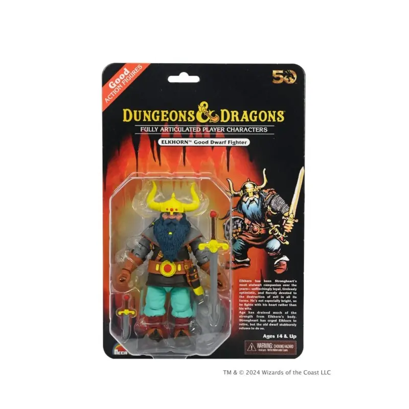Dungeons and Dragons figurine 50th Anniversary Elkhorn on Blister Card 18 cm | 0634482522820
