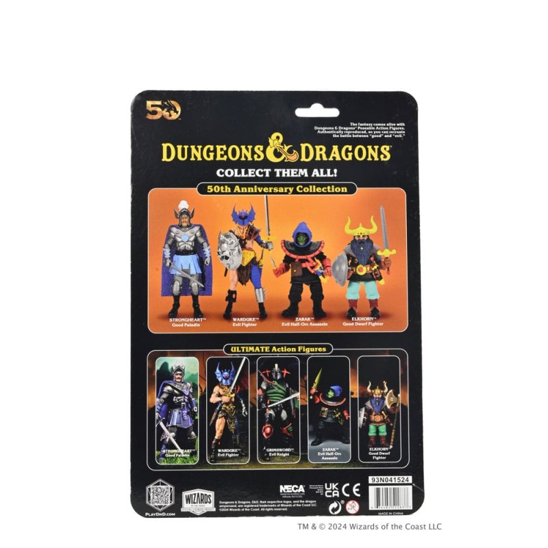 Dungeons and Dragons figurine 50th Anniversary Zarak on Blister Card 18 cm