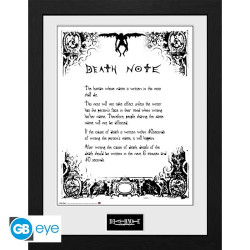 licence : Death Note produit : Poster encadré "Death Note" marque : GB Eye