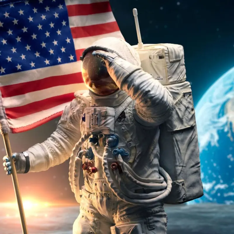 NASA statuette 1/10 Art Scale Apollo 11 Astronaut 23 cm | 0618231956432