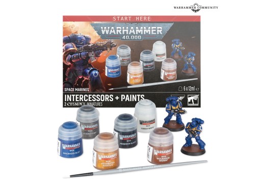 Warhammer 40,000 : les nouveaux kits de démarrage Orks et Intercessors avec peinture